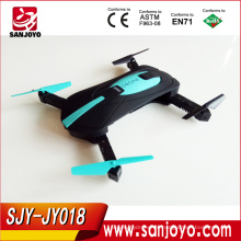 JY018 Elfie drone plegable 2.4G 6 ejes modo de pista de vuelo 0.3mp wifi hd cámara fpv mini selfie drone